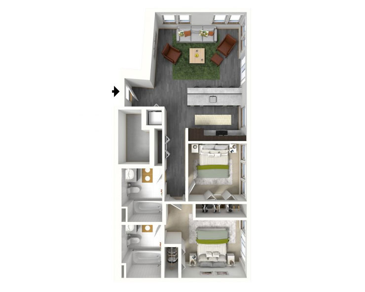 D1 Floor plan