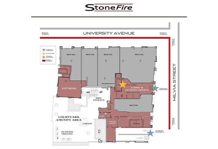 Stonefire Berkeley map