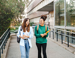 Friends walking